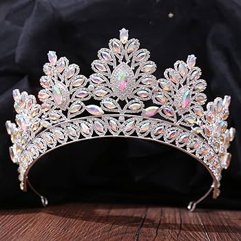 K⭐︎Tiara HP4705 New Arrival Crystal Wedding Crown Head Forehead Tiara